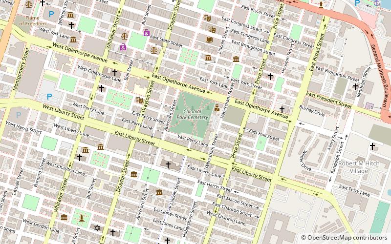 stadtplanung von savannah location map