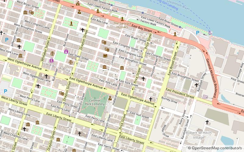 Columbia Square location map