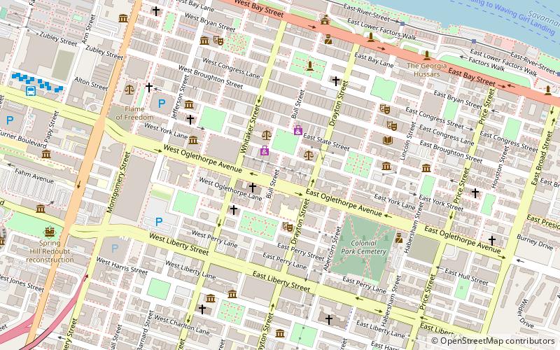 Juliette Gordon Low Birthplace location map