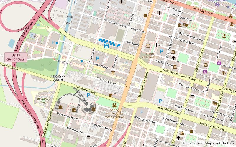 SCAD Museum of Art location map