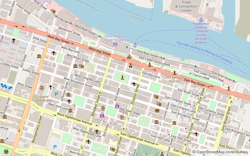 Johnson Square location map