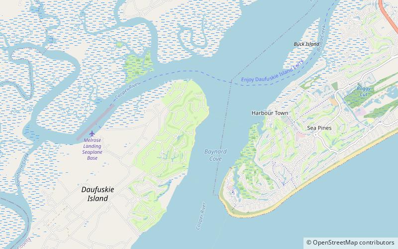 Haig Point Range Lights location map