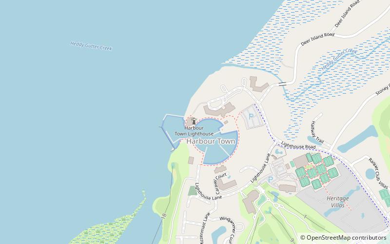 Phare de Harbour Town location map