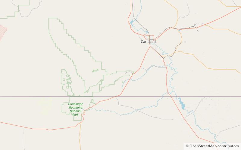 Lechuguilla Cave location map