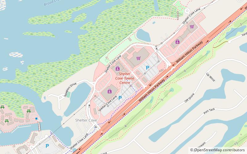 Shelter Cove Towne Centre location map