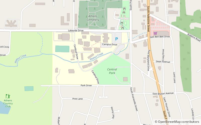 trinity valley community college athens location map