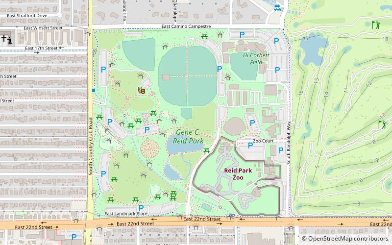 Gene C. Reid Park location map