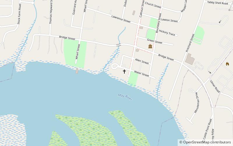 Huger-Gordon House location map