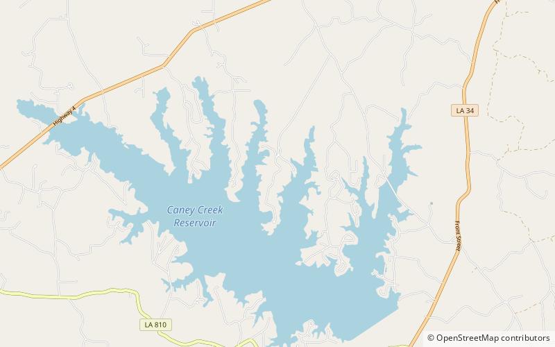 Jimmie Davis State Park location map