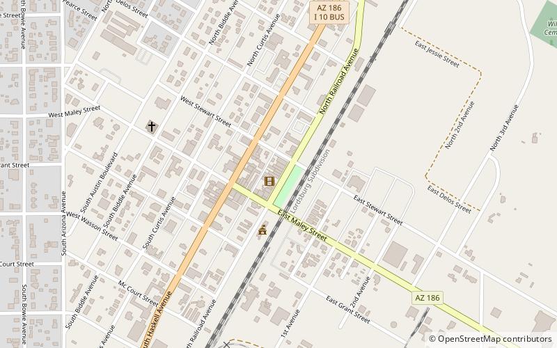 Rex Allen Museum location map