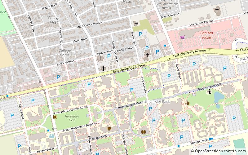New Mexico State University location map