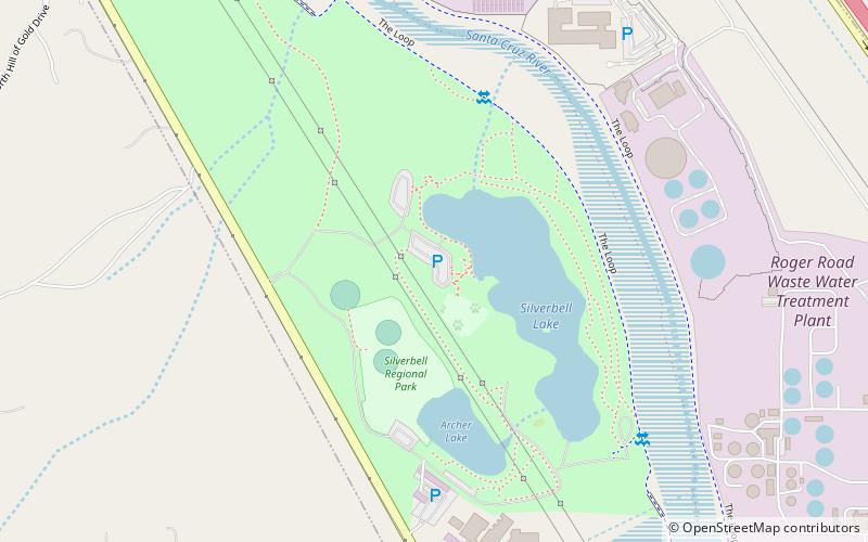 Silverbell Lake location map
