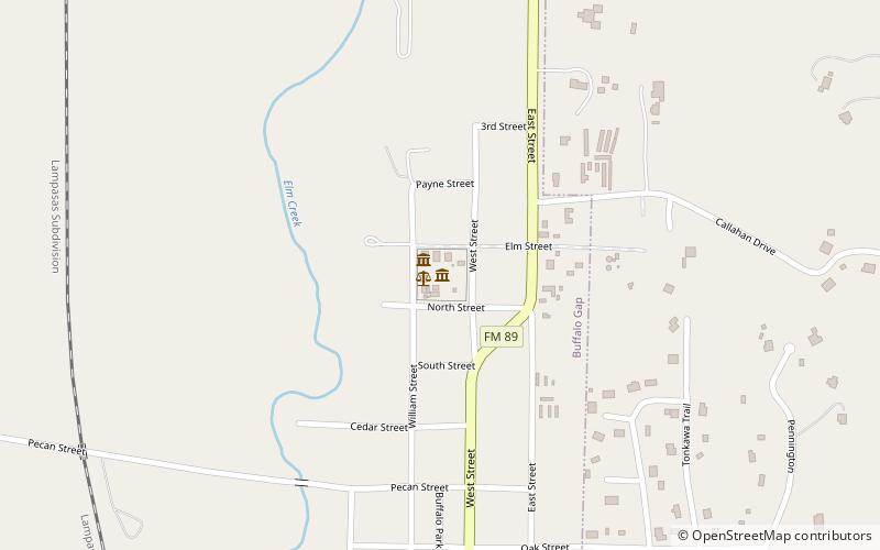 Buffalo Gap Historic Village location map