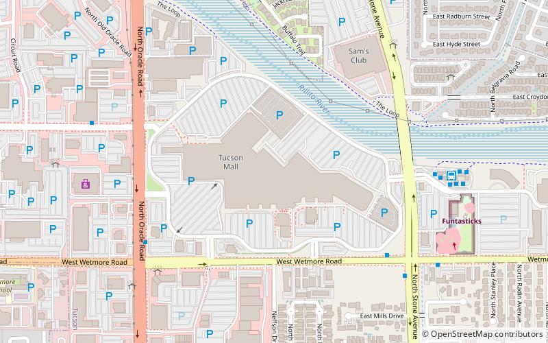 Tucson Mall location map