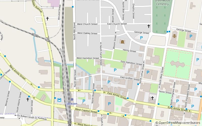 Farish Street Neighborhood Historic District location map