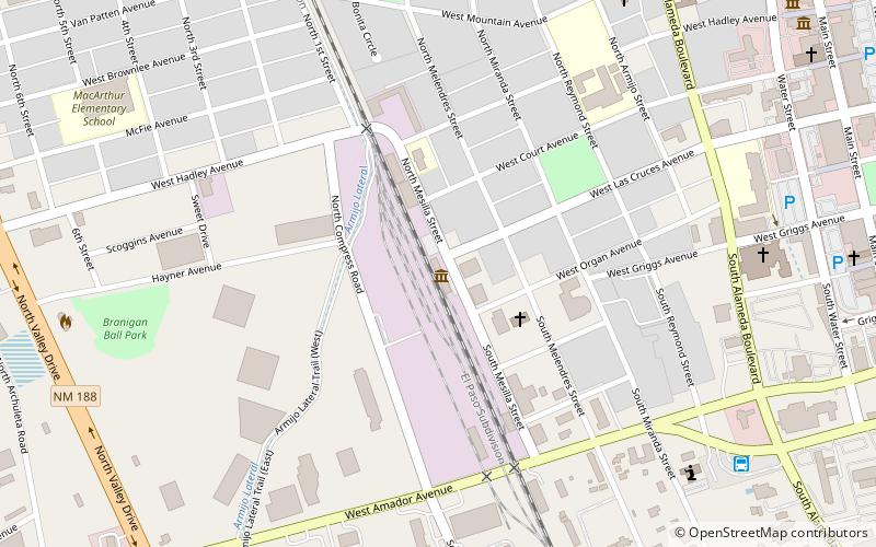 las cruces railroad museum location map