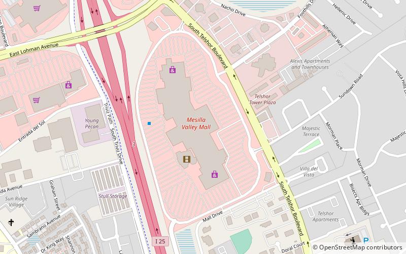 Mesilla Valley Mall location map