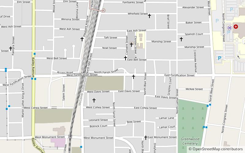 farish street baptist church jackson location map