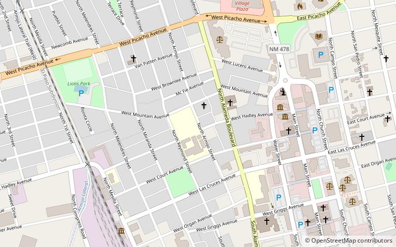 Alameda-Depot Historic District location map