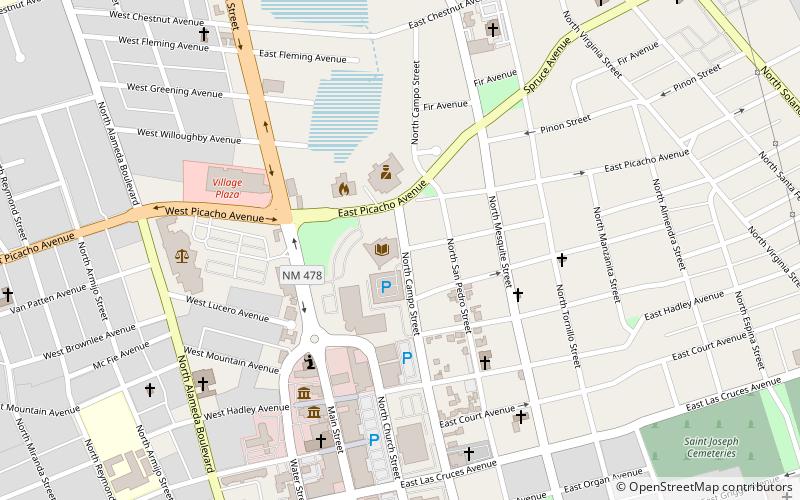 Thomas Branigan Memorial Library location map