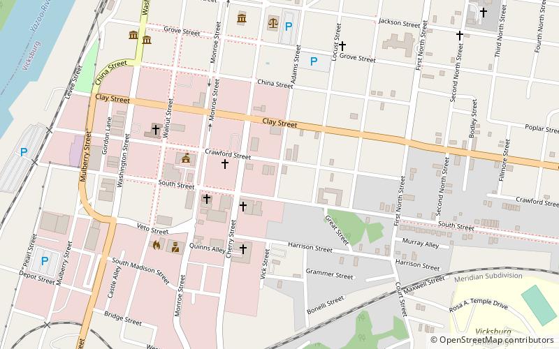 Pemberton's Headquarters location map
