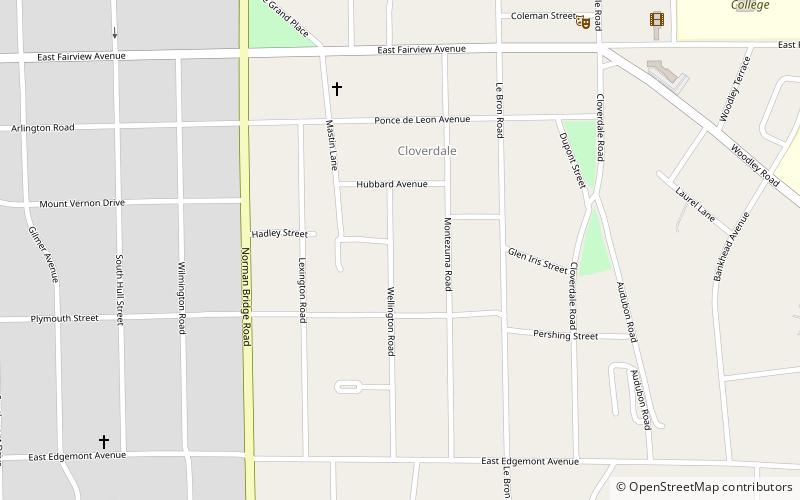 Cloverdale-Idlewild location map