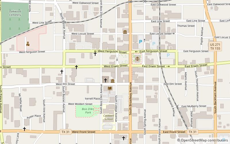Carnegie Public Library location map