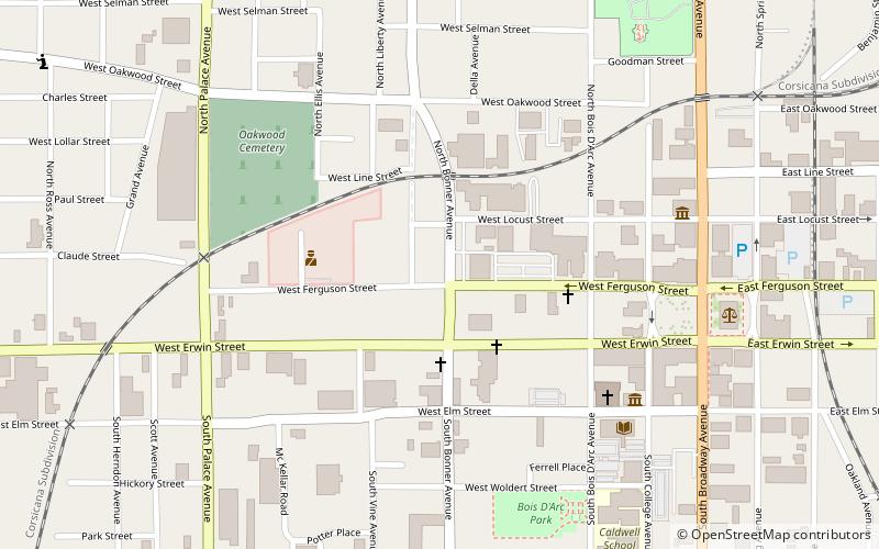Tyler City Hall location map