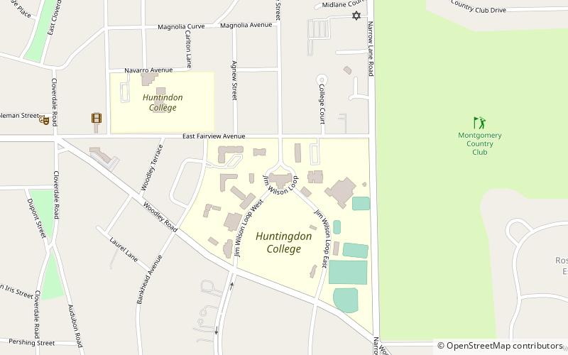 Huntingdon College location map