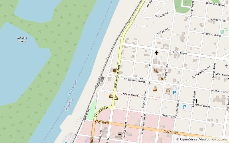 Lower Mississippi River Museum location map