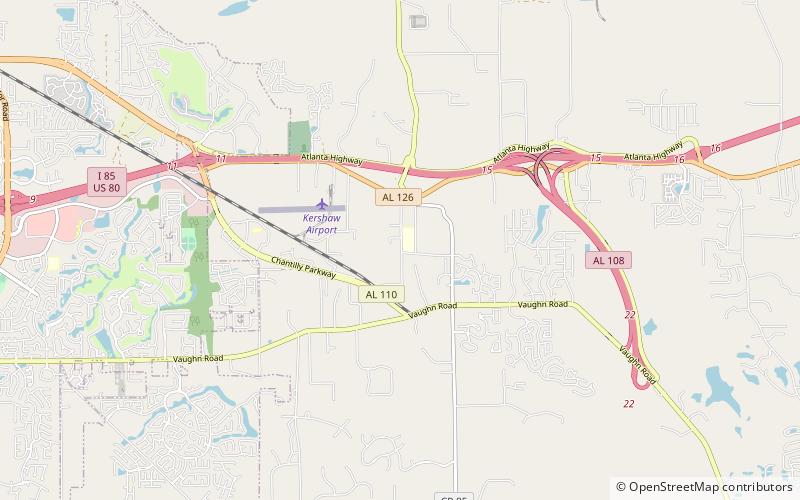 Antioch Baptist Church location map