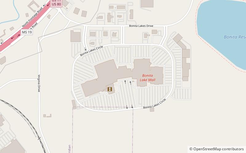 bonita lakes mall meridian location map
