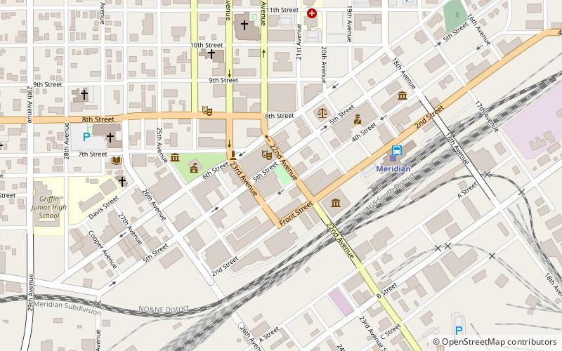dumont plaza meridian location map