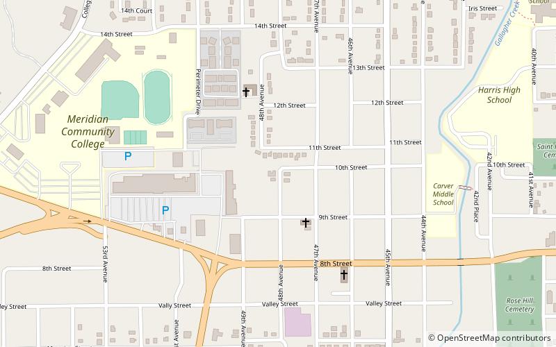 Merrehope location map