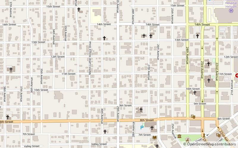 Elson-Dudley House location map