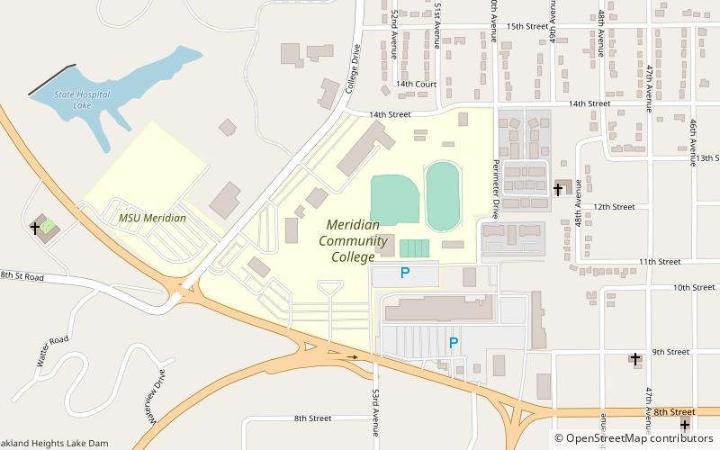 Meridian Community College location map