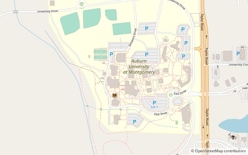 Auburn University at Montgomery location map