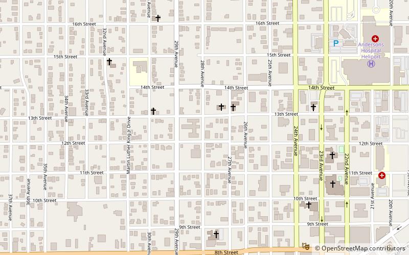 carnegie branch library meridian location map