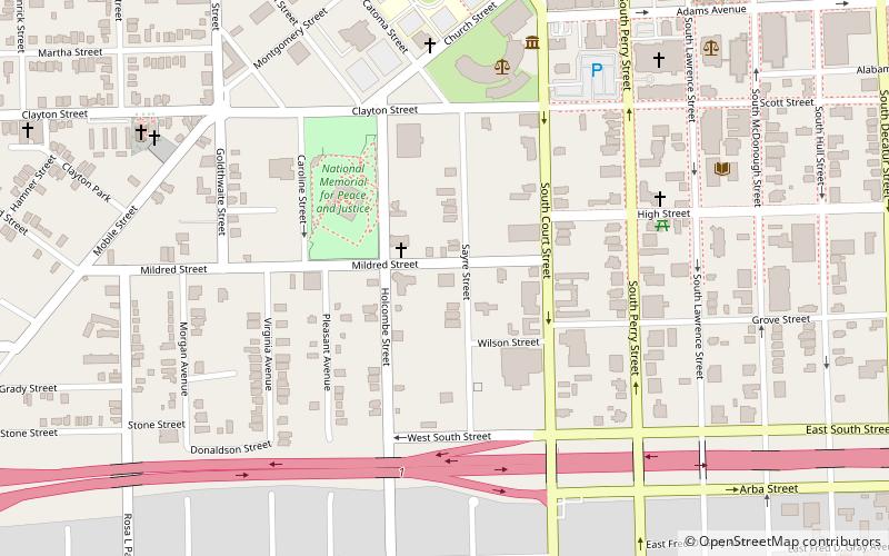 Sayre Street School location map