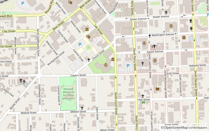 Court Square–Dexter Avenue Historic District location map