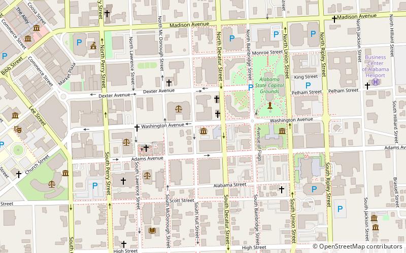 Civil Rights Memorial location map
