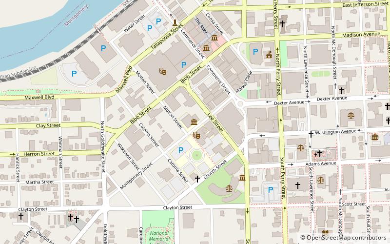 Rosa Parks Library and Museum location map