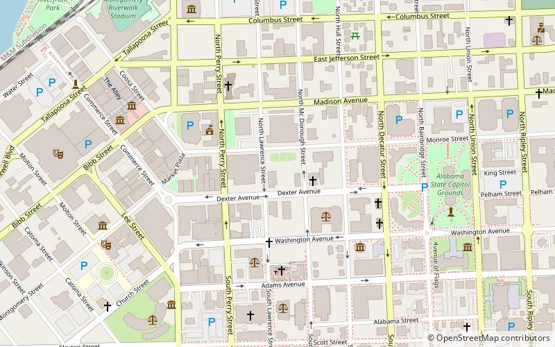 North Lawrence–Monroe Street Historic District location map
