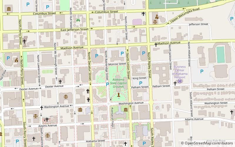 Confederate Memorial Monument location map