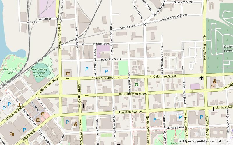 Old Alabama Town location map
