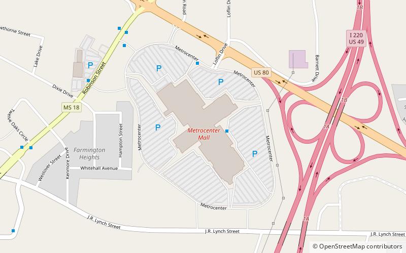Metrocenter Mall location map