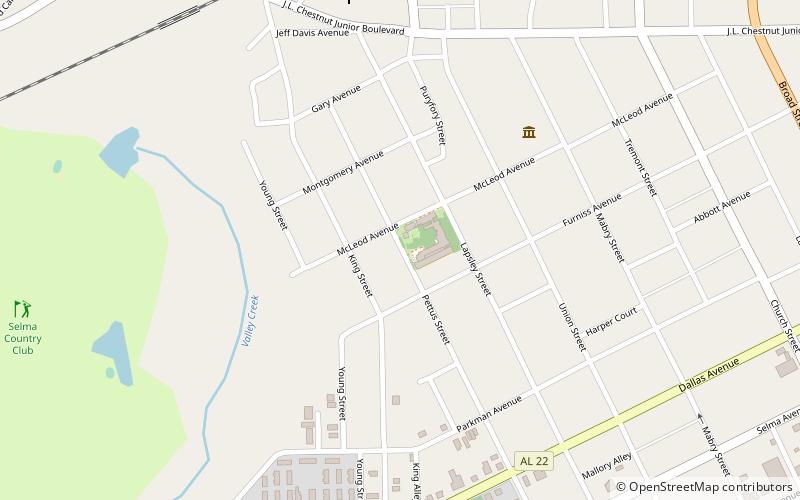 Distrito histórico de Icehouse location map