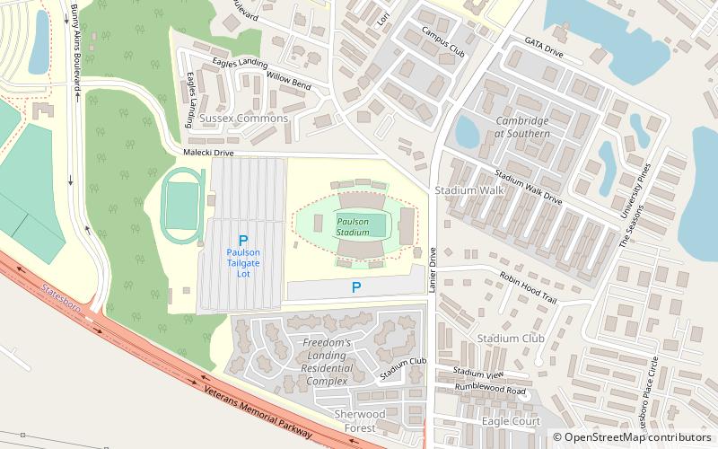 Paulson Stadium location map