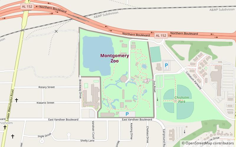 montgomery zoo location map