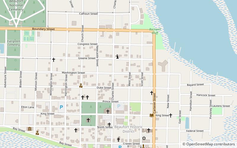 Barnwell-Gough House location map